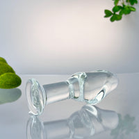 Sensual Glass Realistic Anal Plug Butt Plug Anal Play Sex Toys for Women