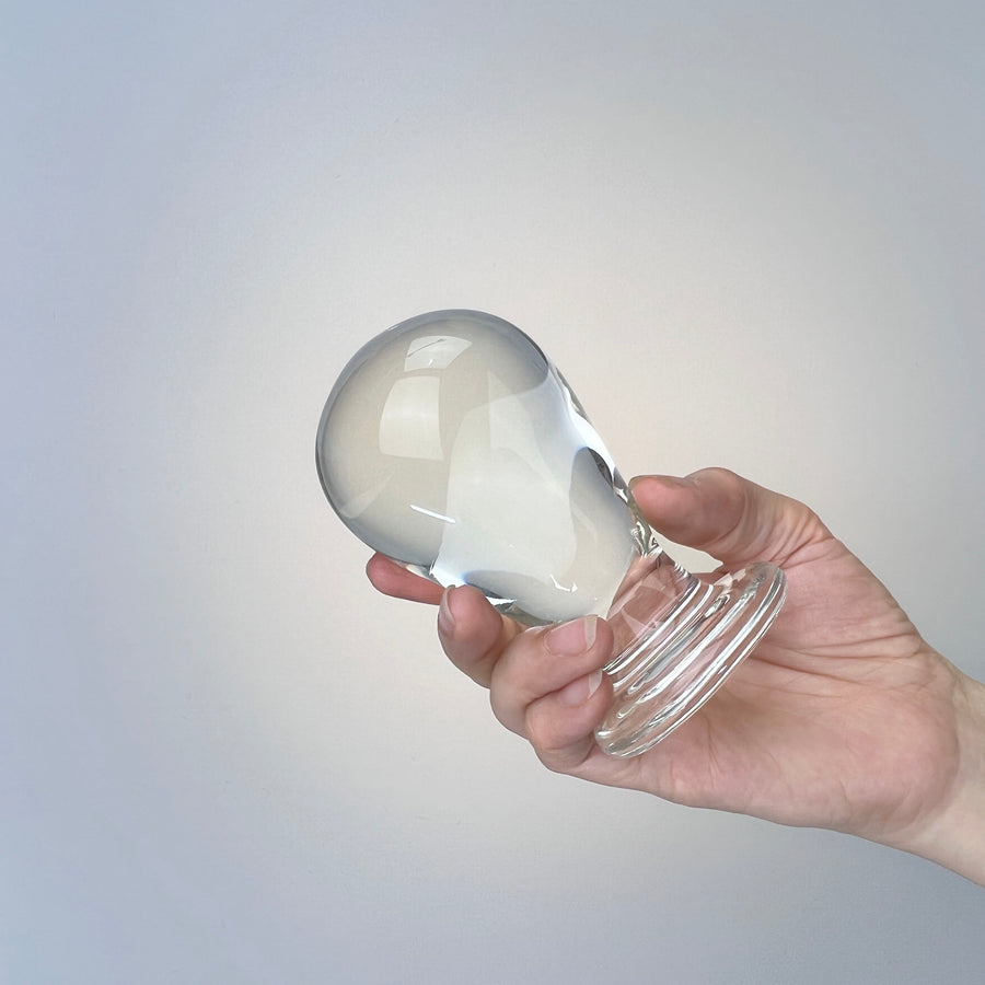 Clear Glass Orb Big Ball Shaped Anal Butt Plug Anal Stretcher Stretching Sex Toys Clear Glass Orb Big Ball Shaped Anal Butt Plug Anal Stretcher Stretching Sex Toys