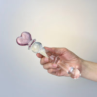 Crystal Heart Of Glass Anal Butt Plug Dildo Anal Play Sex Toys for Men Women Couples