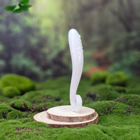 Tentacle Hand Blown White Glass Anal G-spot Dildo Massager Anal Butt Plug Probe Female Women Sex Toy Sexual Wellness