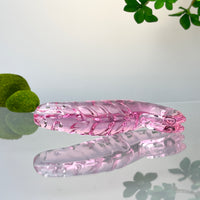 Pink Glass G-spot Anal Massager Dildo Anal Butt Plug