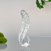 Clear Sensual Glass G-spot Anal Massager Dildo Anal Butt Plug Sex Toys for Women