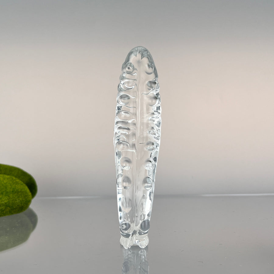 Clear Sensual Glass G-spot Anal Massager Dildo Anal Butt Plug Sex Toys for Women