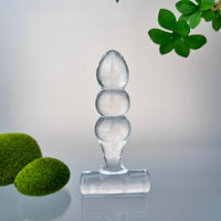 Beaded Sensual Glass Anal Butt Plug Beads Anal Play Sex Toys for Men Women Couples