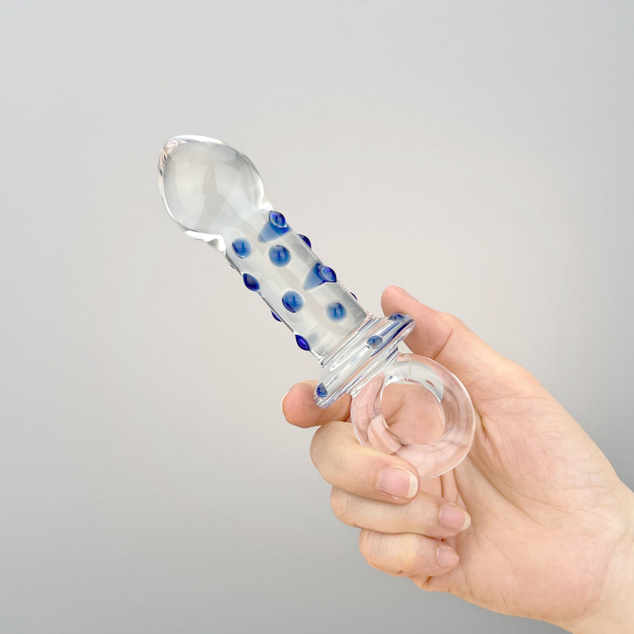 Sensual Glass Pacifier Butt Plug G-spot Massager Anal Butt Plug Sex Toys for Women Couples