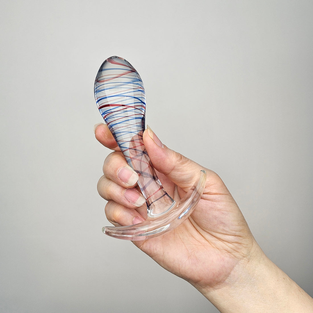 Sensual Glass Wearable Anal Butt Plug Beginner Anal Training Sex Toys