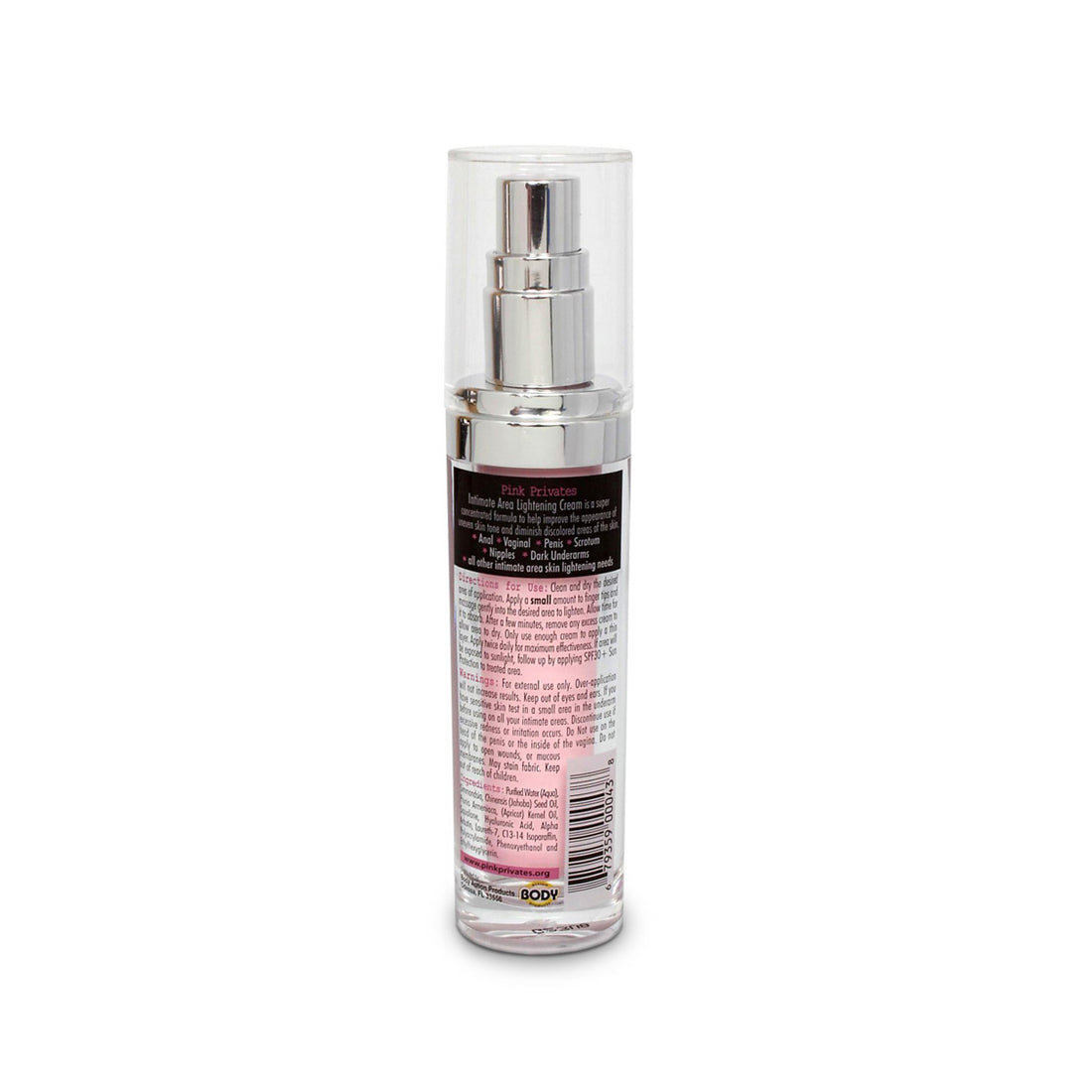 Pink Privates Intimate Area Lightening Cream 1 oz