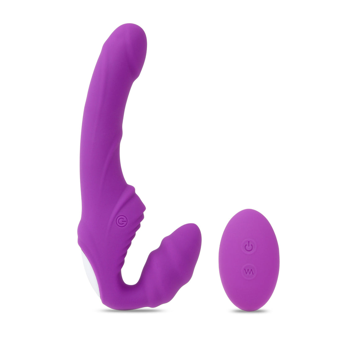 Hana - Wireless Vibrating Strapless Strap-on Dildo