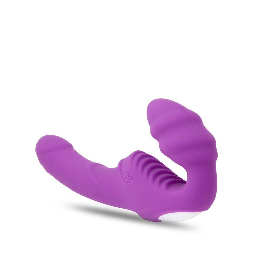 Hana - Wireless Vibrating Strapless Strap-on Dildo