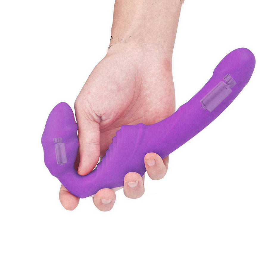 Hana - Wireless Vibrating Strapless Strap-on Dildo