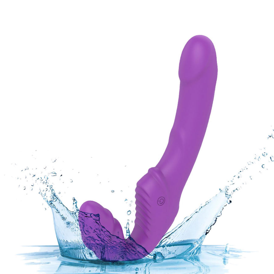 Hana - Wireless Vibrating Strapless Strap-on Dildo