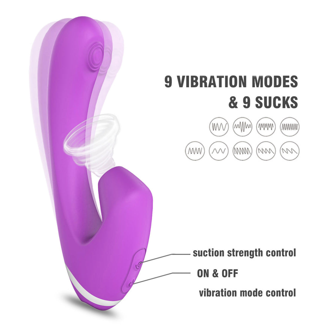 Dana - Dual G-spot Vibrator with Clit Sucker