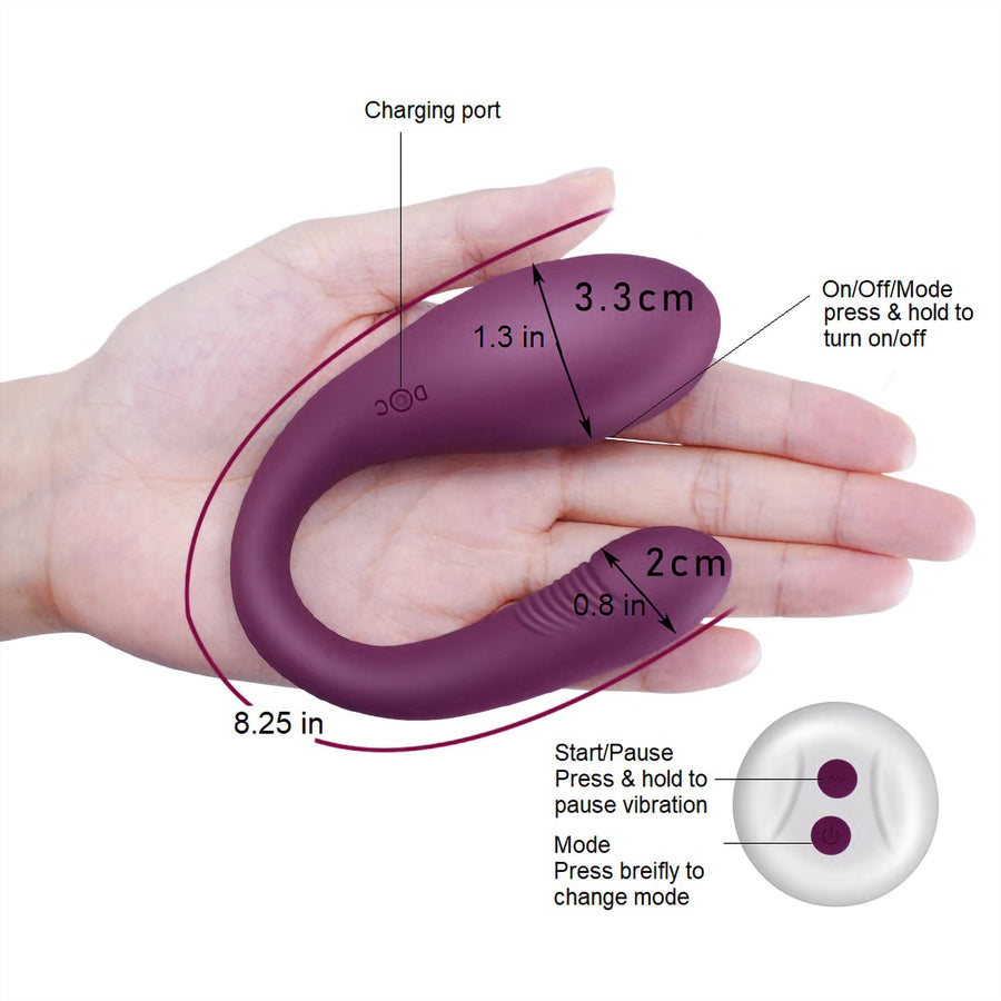 Shysie - Wireless Remote Posable Vibrator