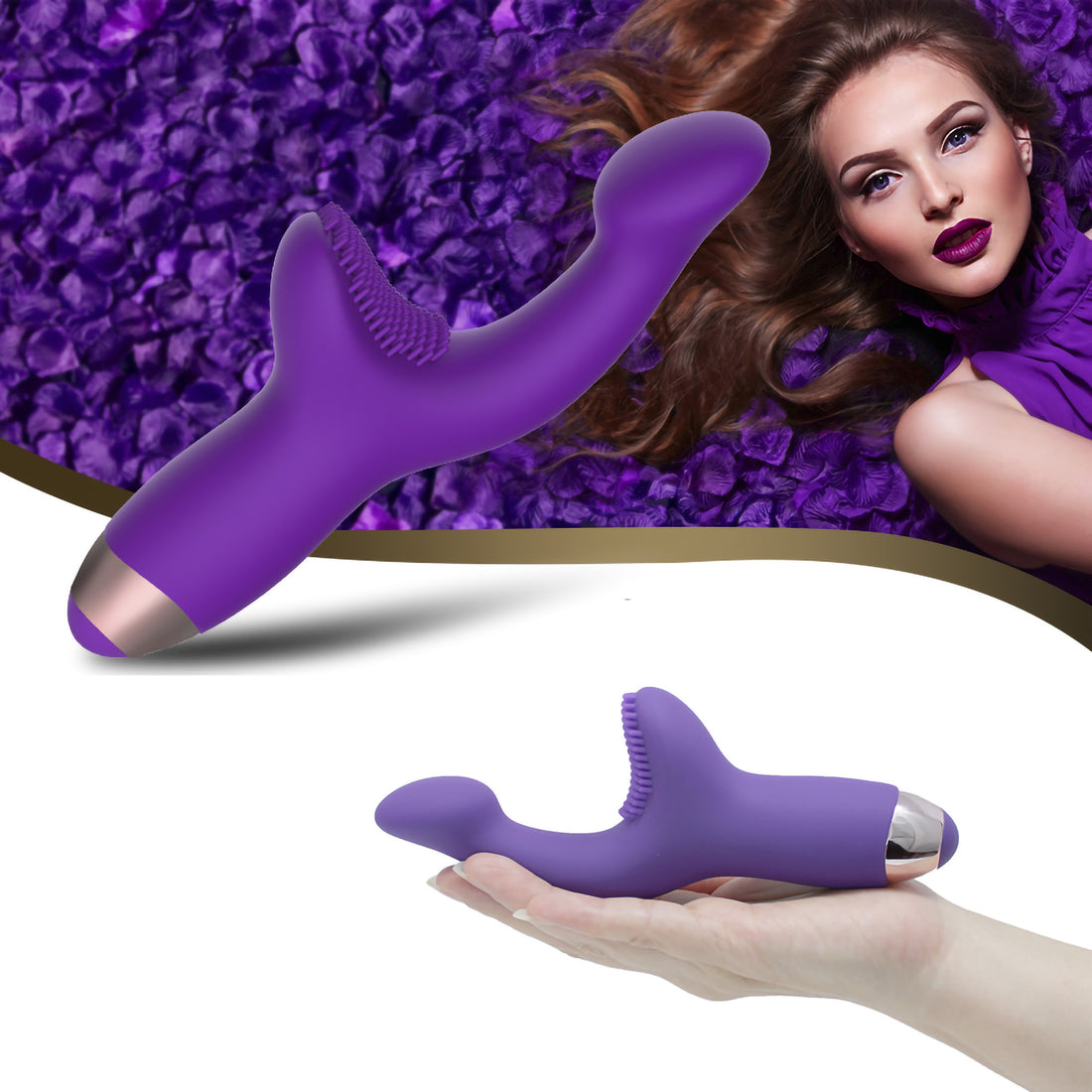 Narda - Rechargeable G spot & Clit Kisser