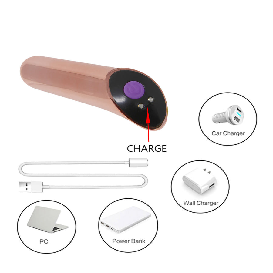 Wireless Remote Gold Massager