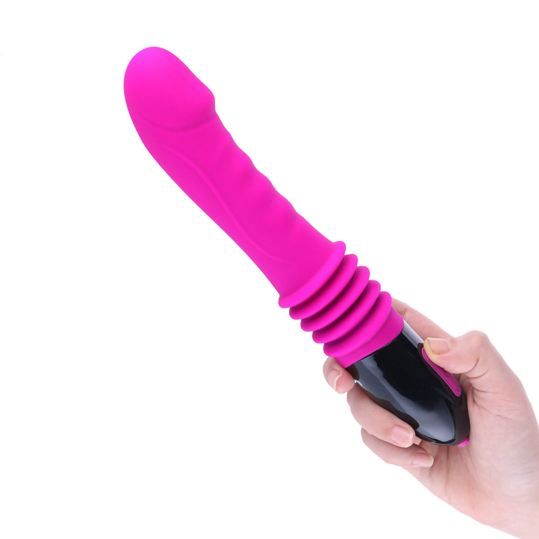 Denique - Rechargeable Vibrating & Thrusting Dildo