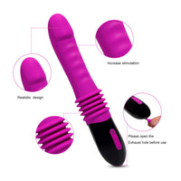 Denique - Rechargeable Vibrating & Thrusting Dildo