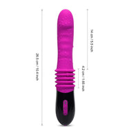 Denique - Rechargeable Vibrating & Thrusting Dildo