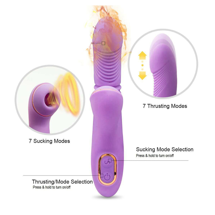 Nala - Thrusting Vibrating Air Pulsating Rabbit Vibrator