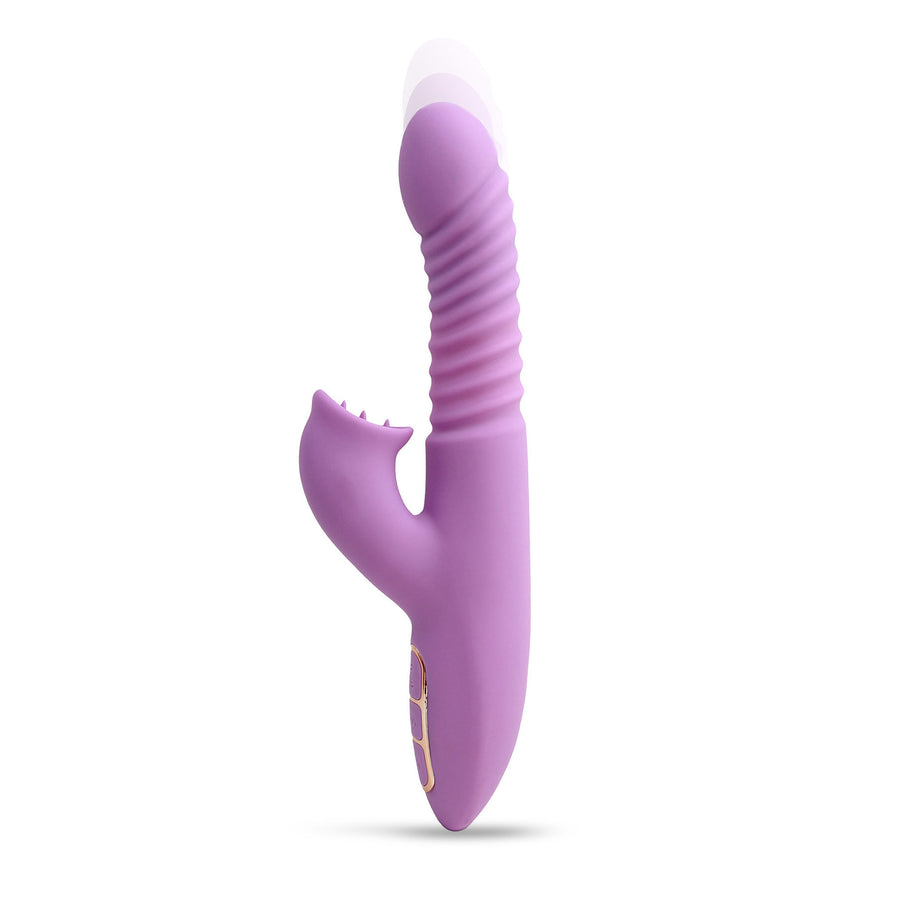 Aleece - Thrusting & Clit Licking Rabbit Vibrator