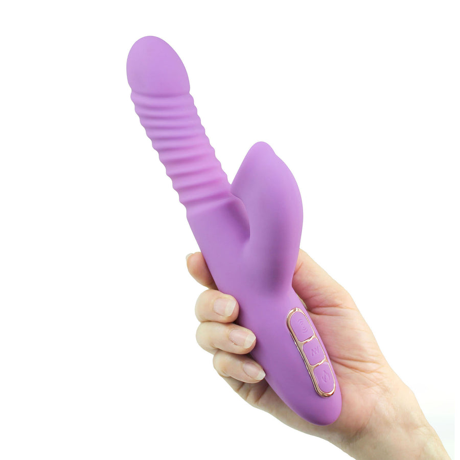 Aleece - Thrusting & Clit Licking Rabbit Vibrator