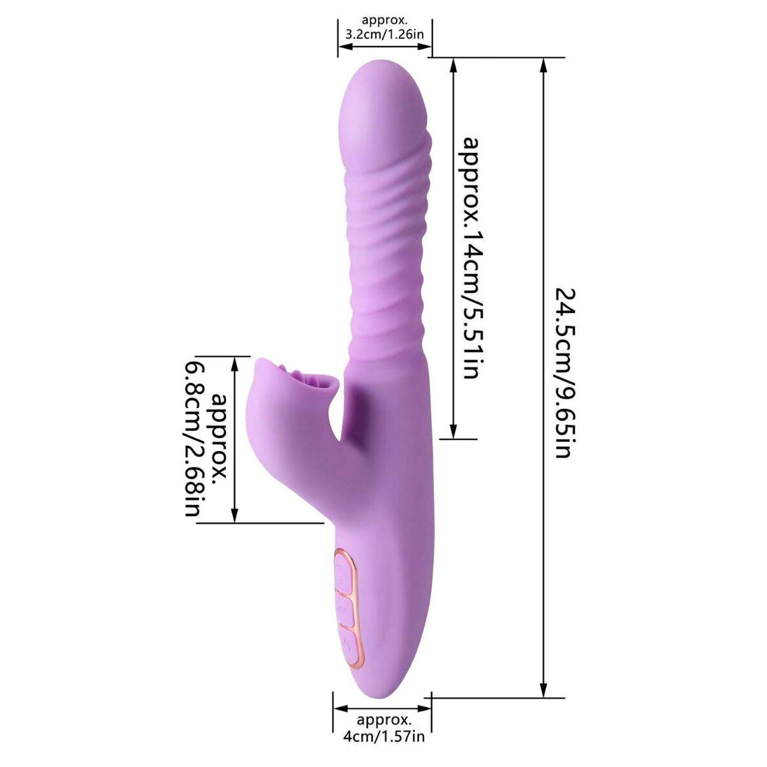 Aleece - Thrusting & Clit Licking Rabbit Vibrator