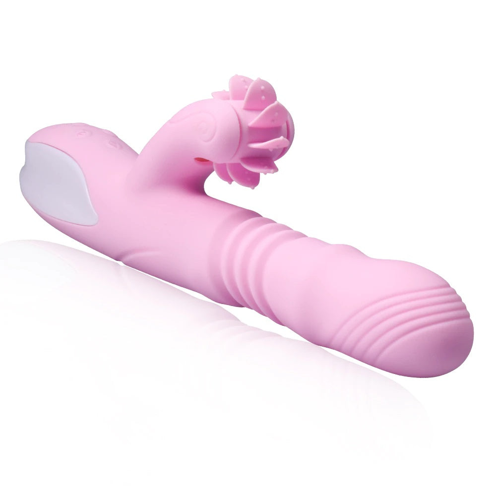 Aresha - Thrusting & Clit Licking Rabbit Vibrator