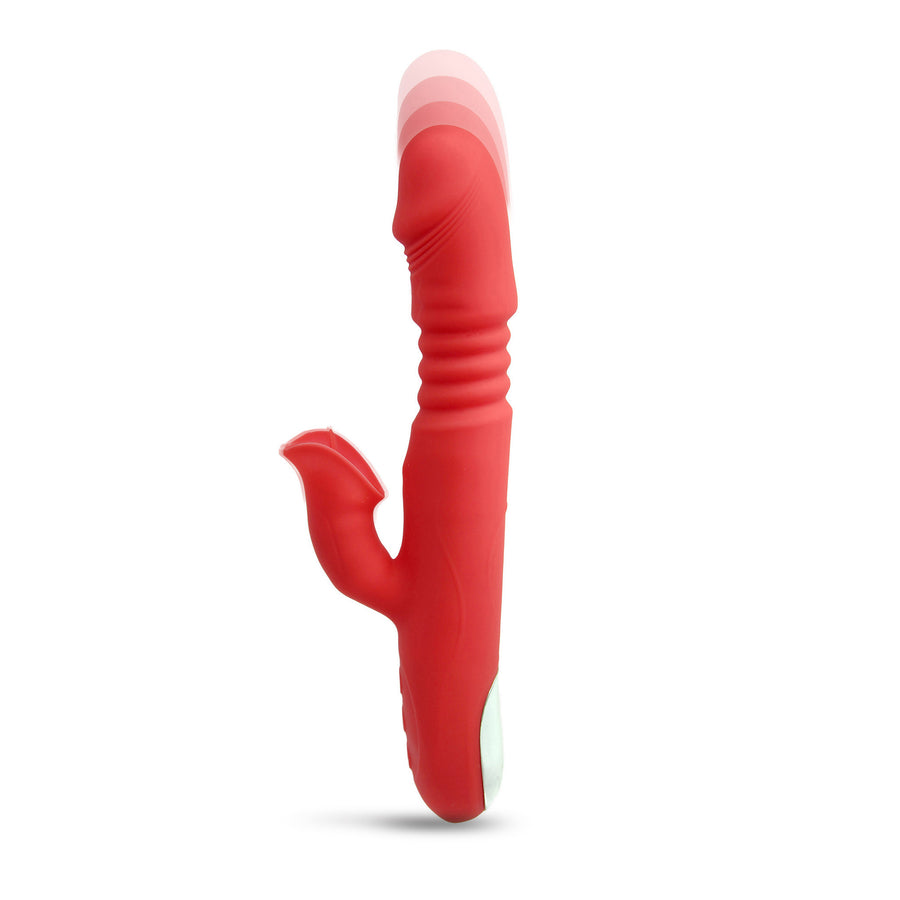 Liz - Red Thrusting & Clit Hugging Rabbit Vibrator