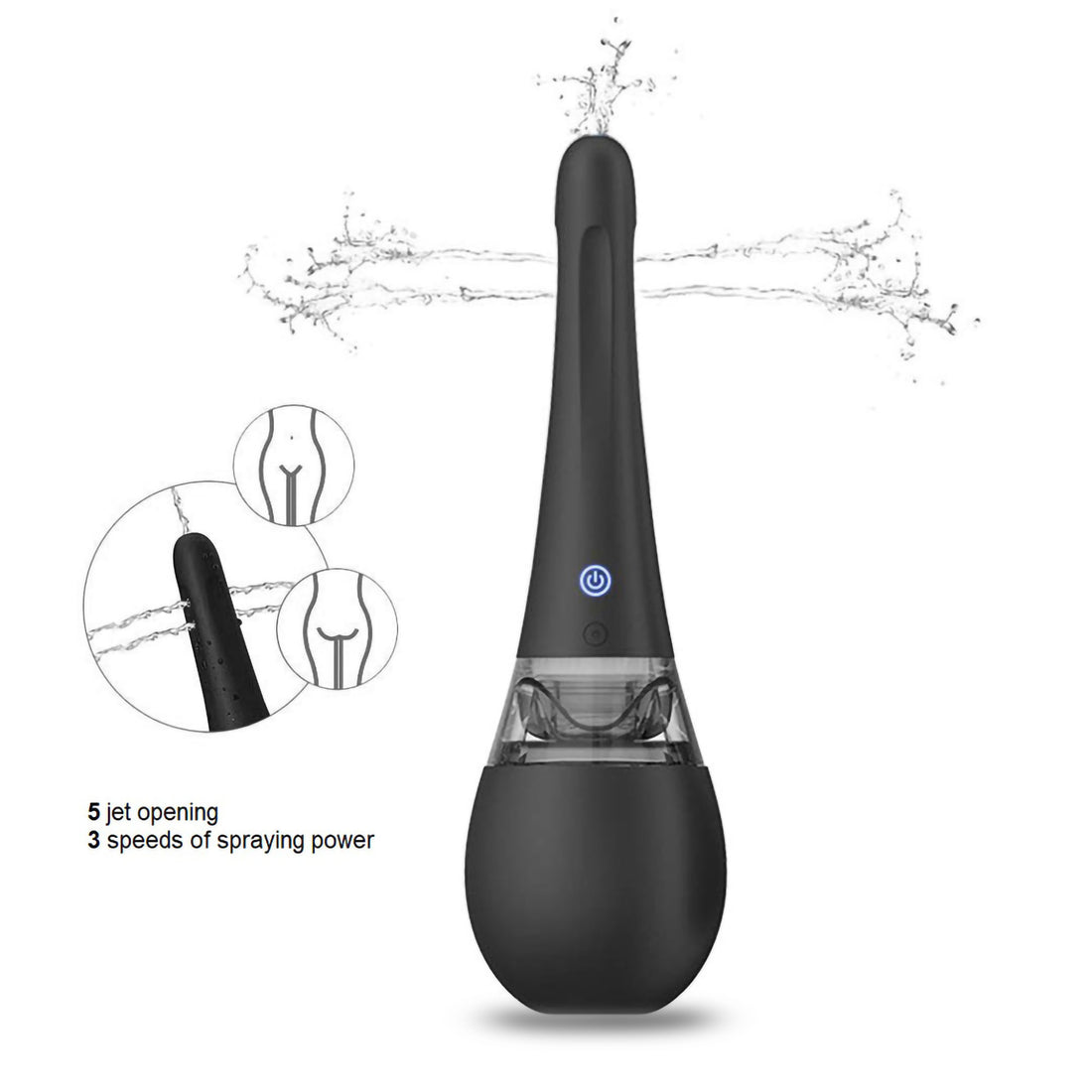 Kaan - Rechargeable Electric Auto-Spray Enema Bulb