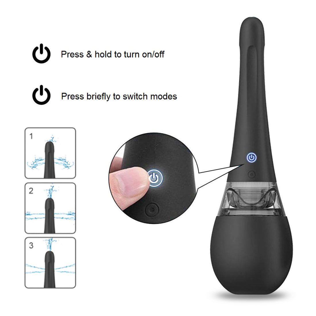 Kaan - Rechargeable Electric Auto-Spray Enema Bulb