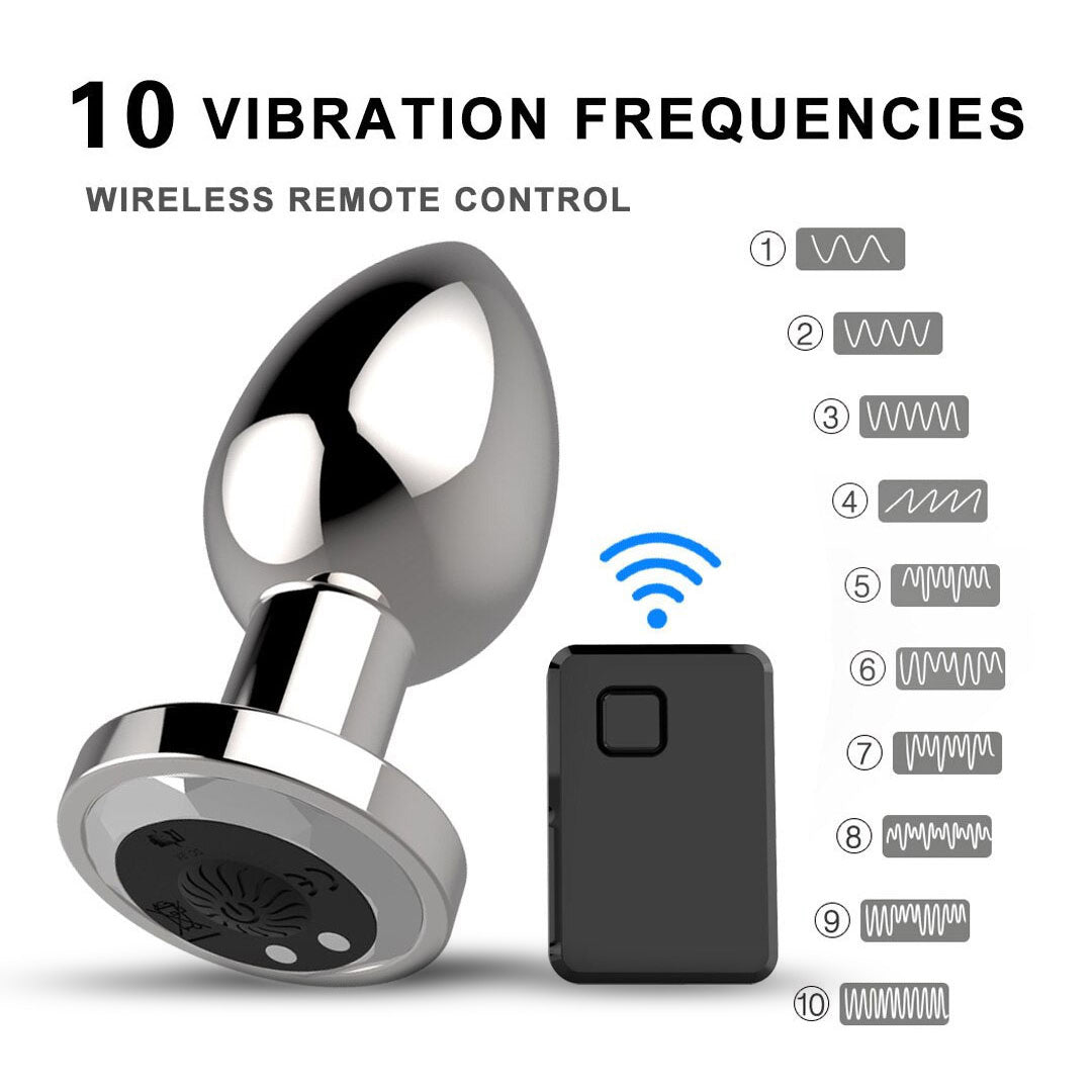 Eren - Wireless Vibrating Metal Mini Plug