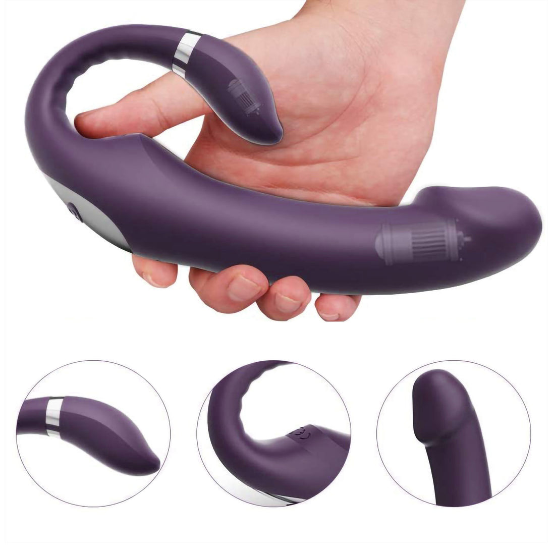 Etta - Vibrating Strapless Strap-on Dildo