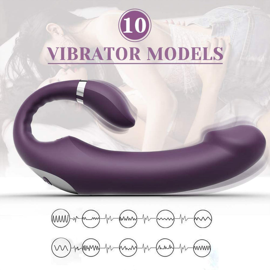 Etta - Vibrating Strapless Strap-on Dildo