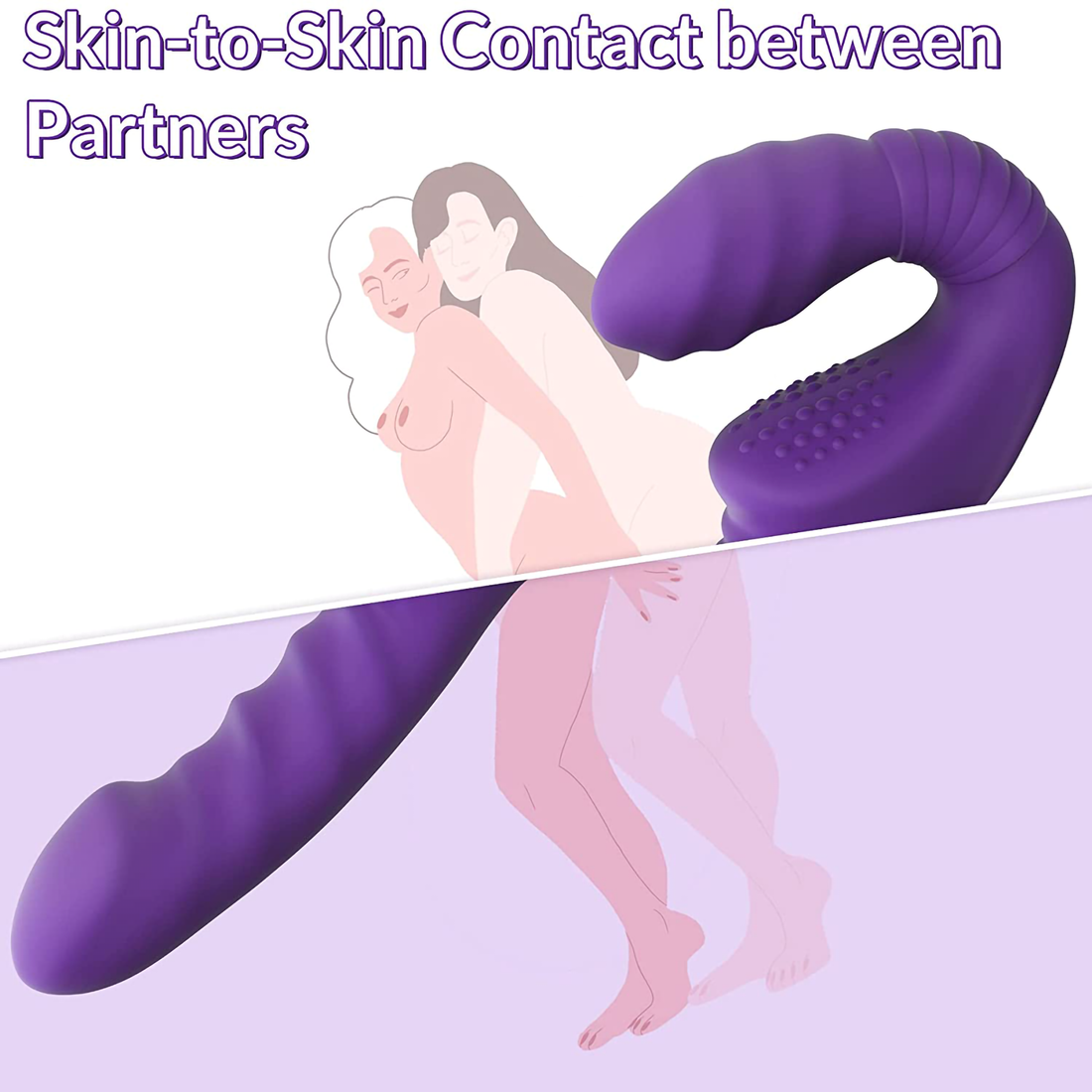 Elin - Wireless Strapless Strap-on Dildo