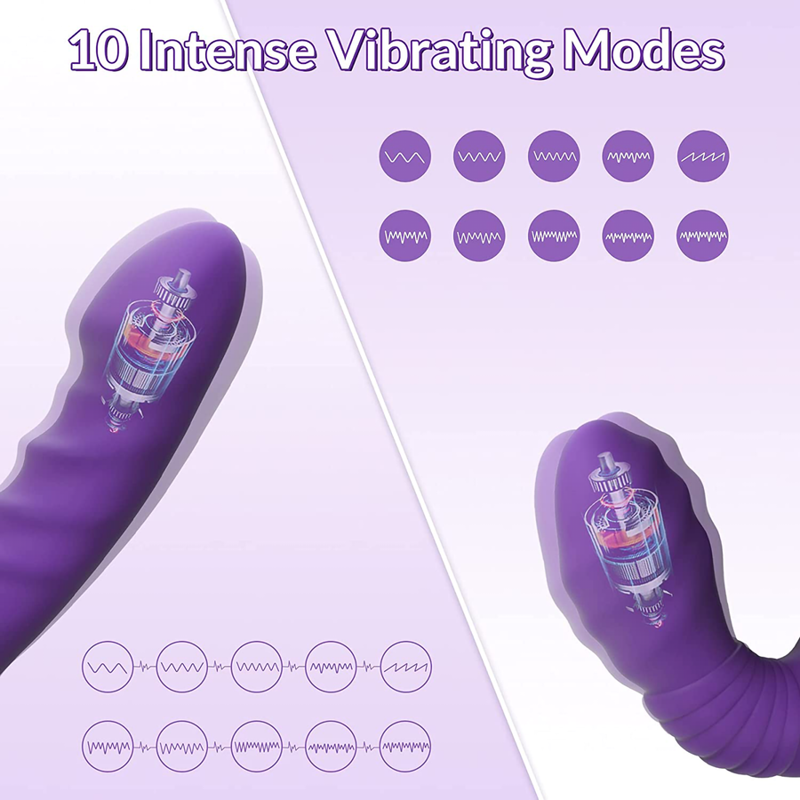 Elin - Wireless Strapless Strap-on Dildo