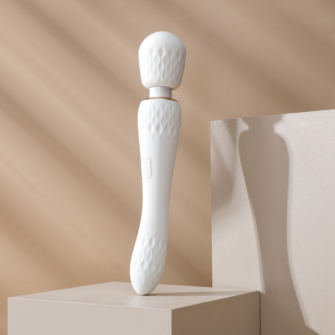 Maiya - Dual Ended White Wand Massager