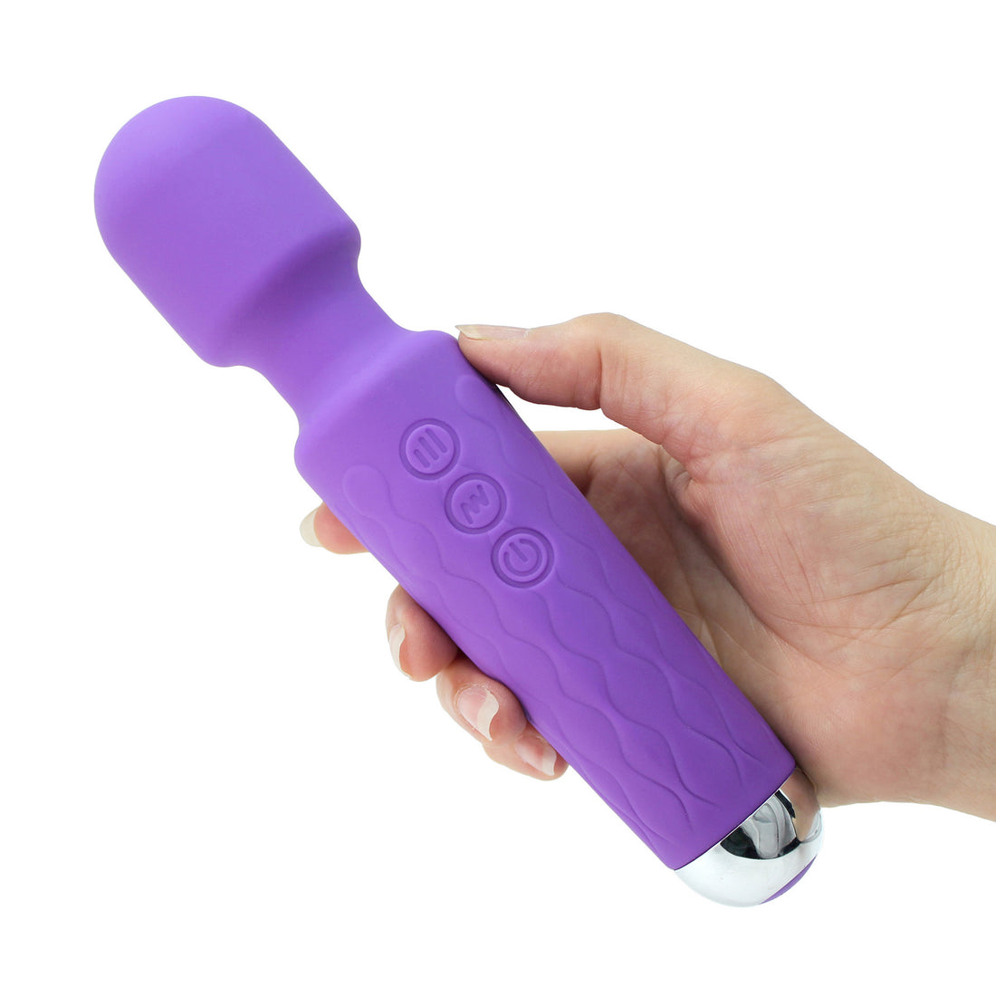 Velvet Silicone Massage Wand