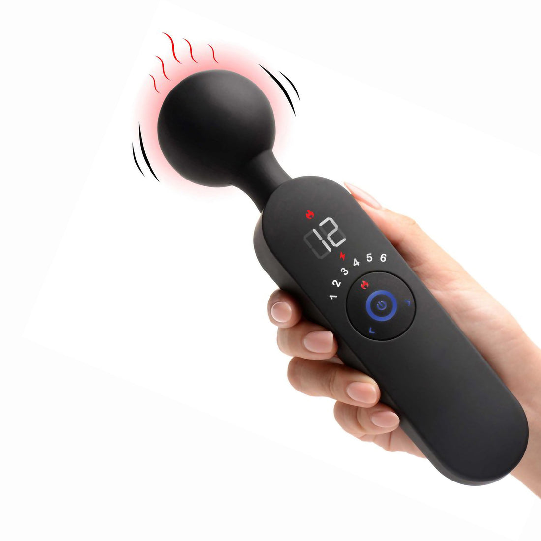 Ares - Silicone Heating Wand Massager