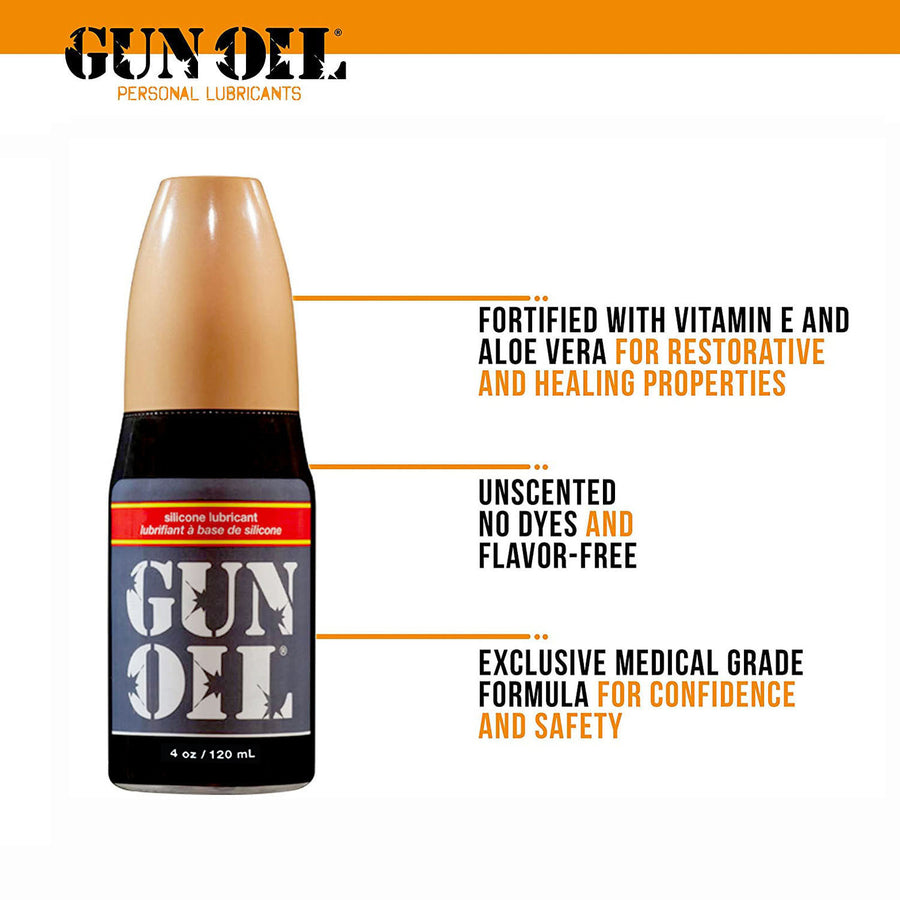 Gun Oil Silicone-based Lubricant - 4 oz