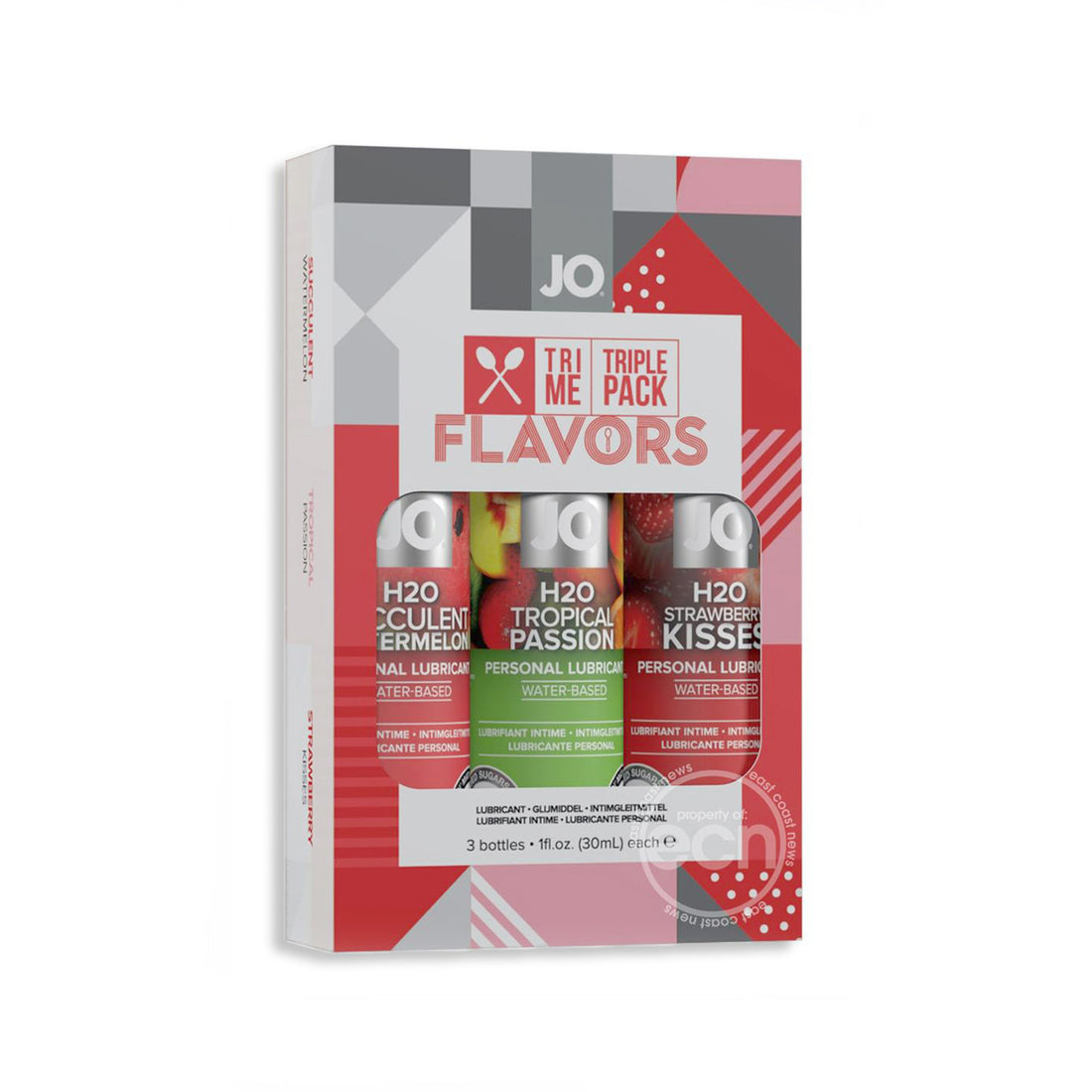 JO Tri Me Flavors Triple Pack Flavored Lube Sampler