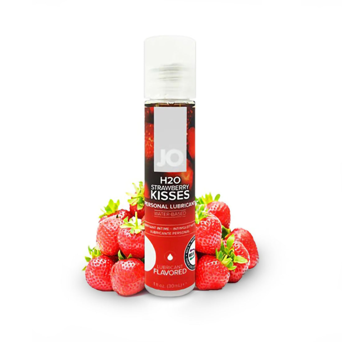 JO H2O Strawberry Kiss  Flavored Lubricant 1 oz