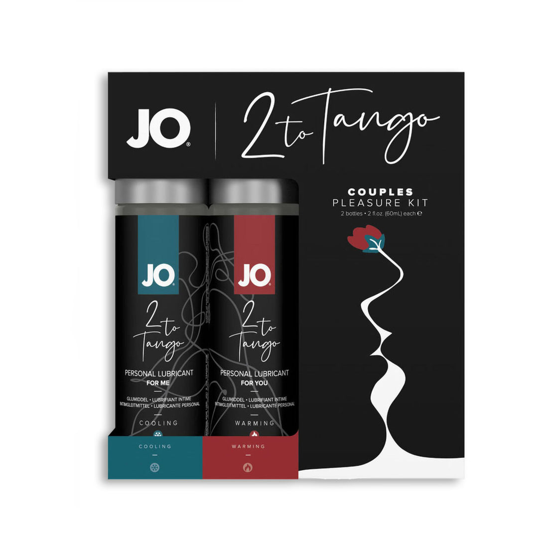 JO 2 to Tango Couples Pleasure Kit Warming & Cooling Lube