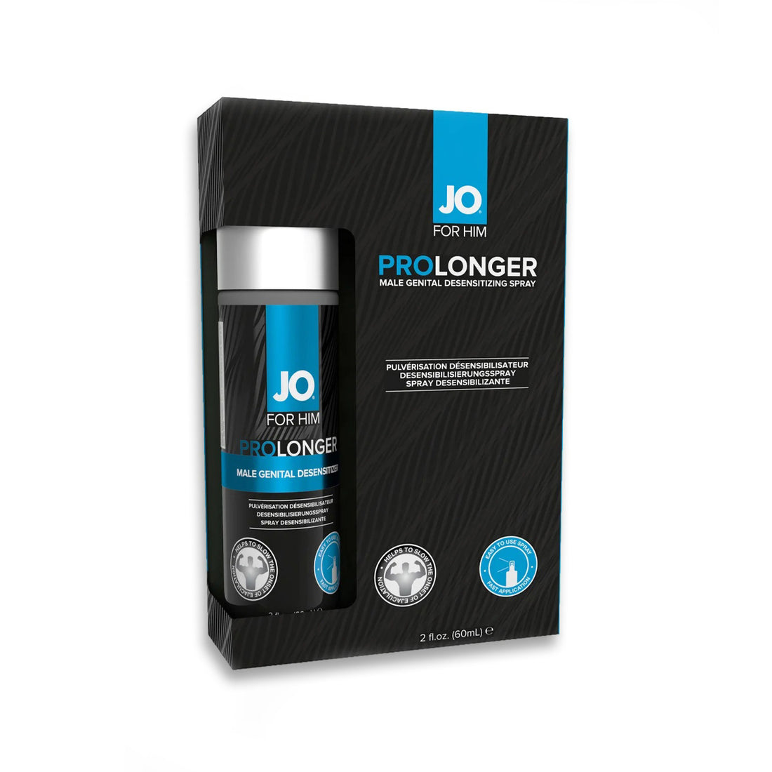 JO Prolonger Spray Desensitizing with Benzocaine 2 oz