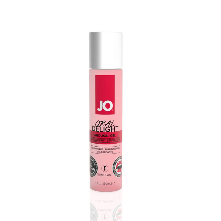 JO Oral Delight Flavored Arousal Gel Strawberry 1 oz