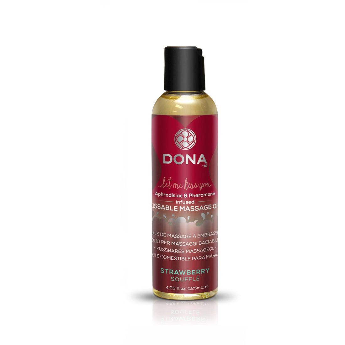 Dona Pheromone Infused Kissable Massage Oil Strawberry Souffle