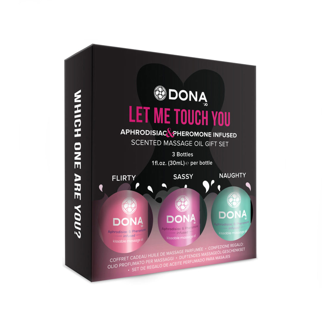 Dona Let Me Touch You Pheromone Infused Massage Oil Set