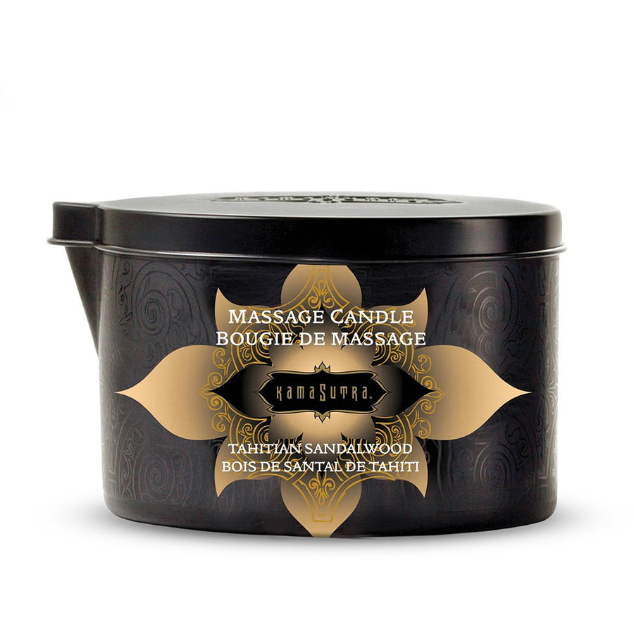 Kama Sutra Ignite Massage Candle Vanilla Sandalwood 6 oz