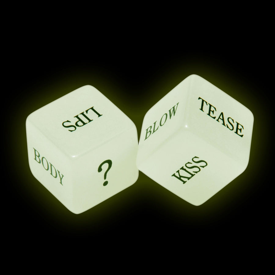 Glow in the Dark Erotic Dice Game for Couple