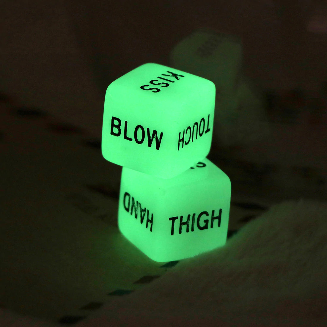 Glow in the Dark Erotic Dice Game for Couple