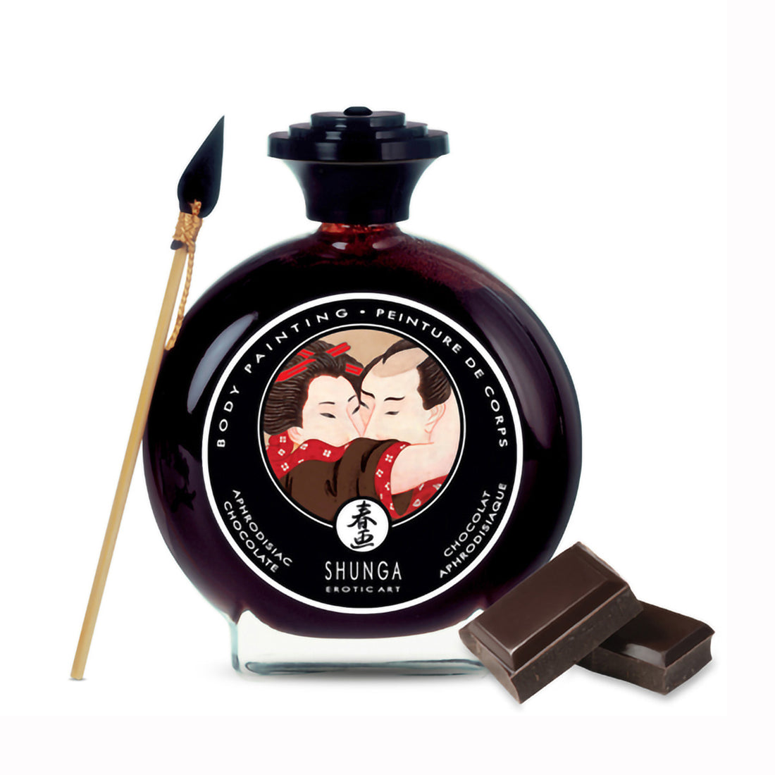 Shunga Erotic Art Body Painting - Chocolate 3 oz